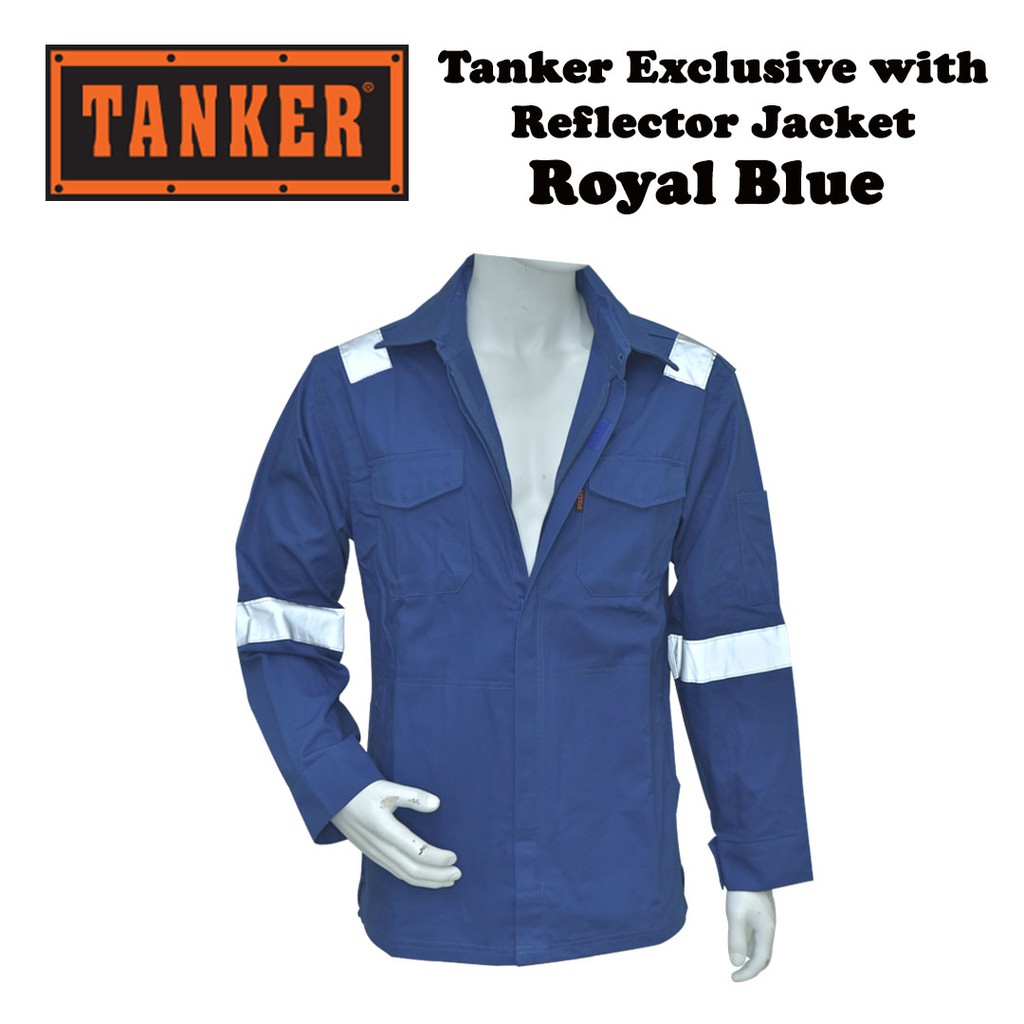 Tanker Exclusive with Reflector Jacket - Royal Blue - Image 5
