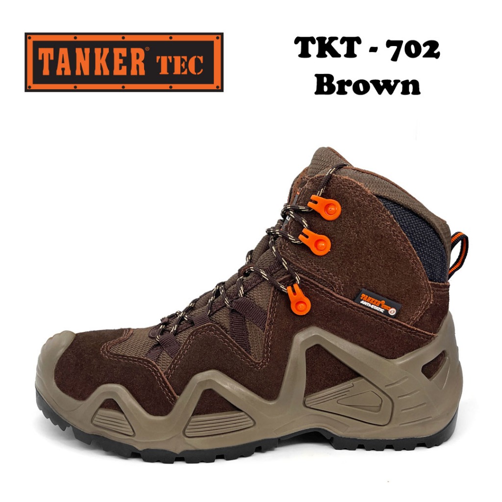 Tanker Tec Safety Boots TKT 702 Brown - Image 2
