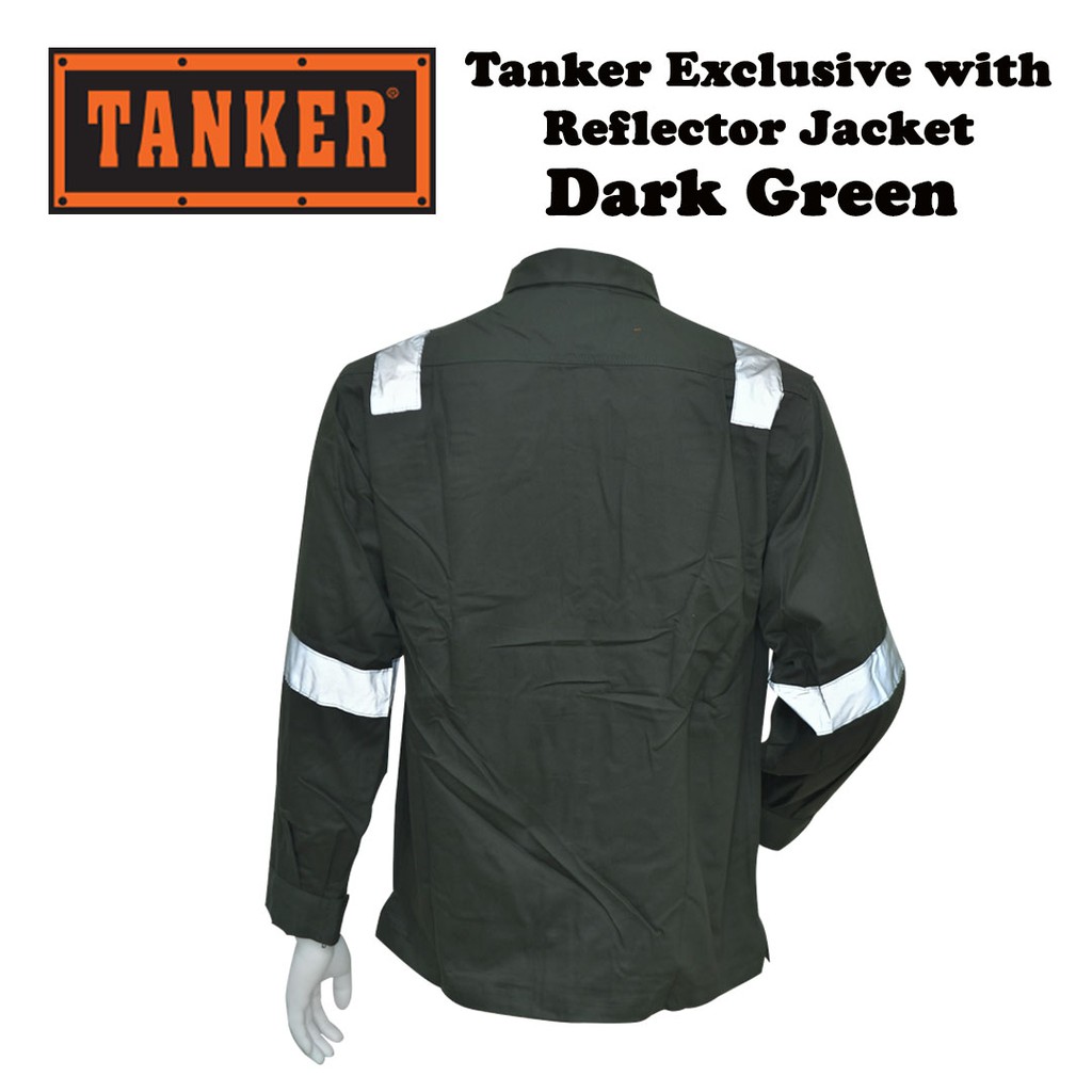 Tanker Exclusive with Reflector Jacket - Dark Green - Image 5