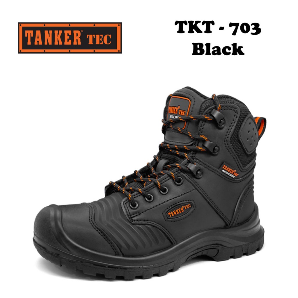 Tanker Tec Safety Boots TKT 703 Black - Image 3