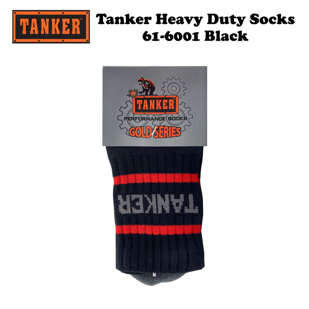 Tanker Heavy Duty Socks 61-6001 - Dk Grey/Black - Image 5
