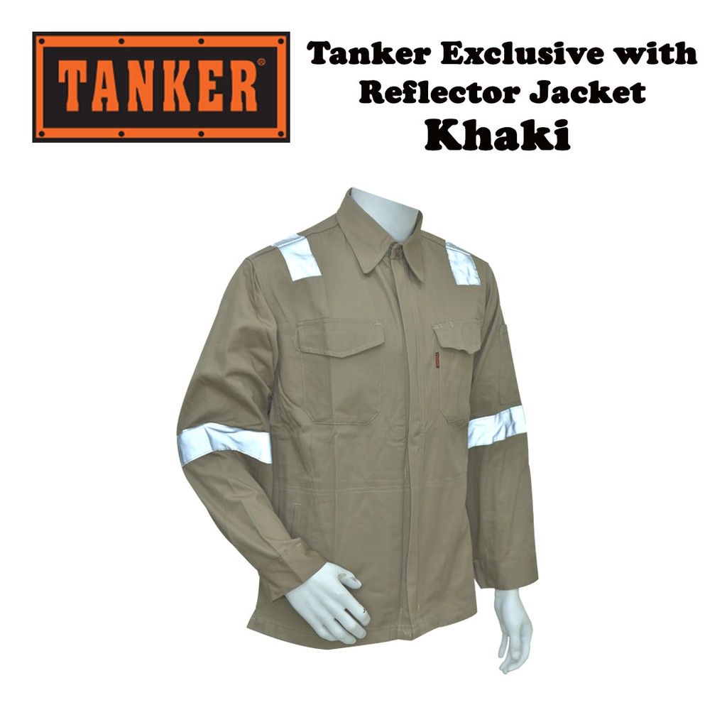Tanker Exclusive with Reflector Jacket - Khaki - Image 4
