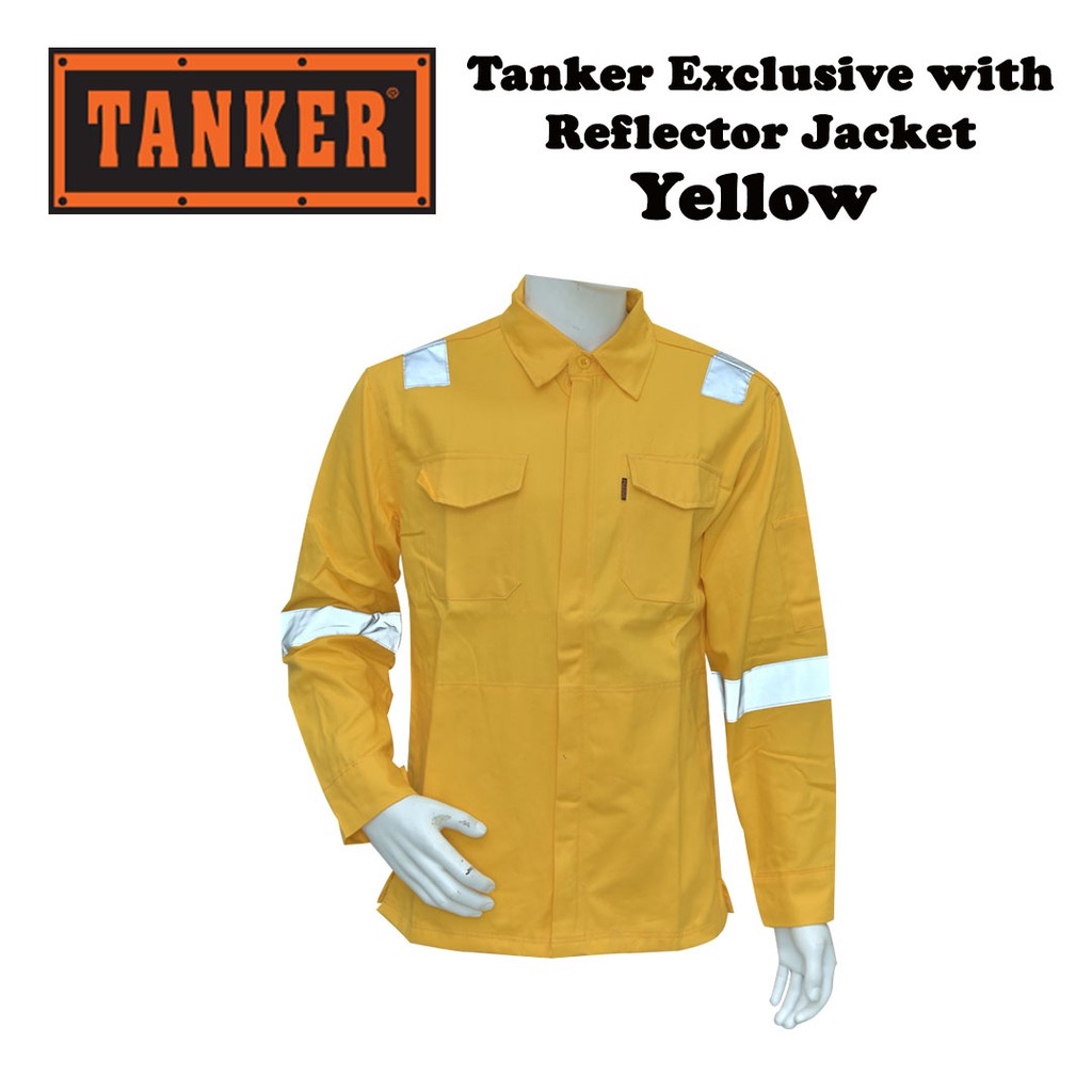 Tanker Exclusive with Reflector Jacket - Yellow - Image 2
