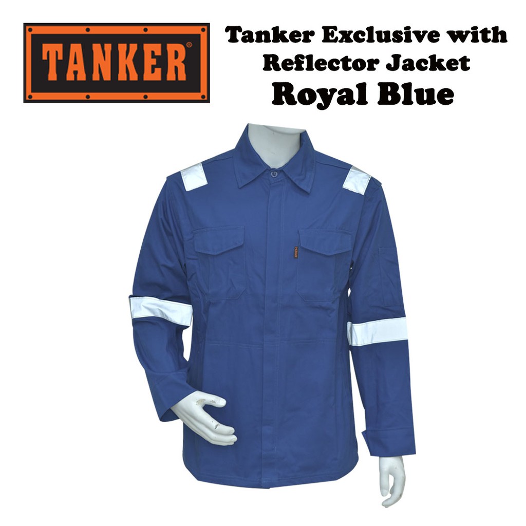 Tanker Exclusive with Reflector Jacket - Royal Blue - Image 2