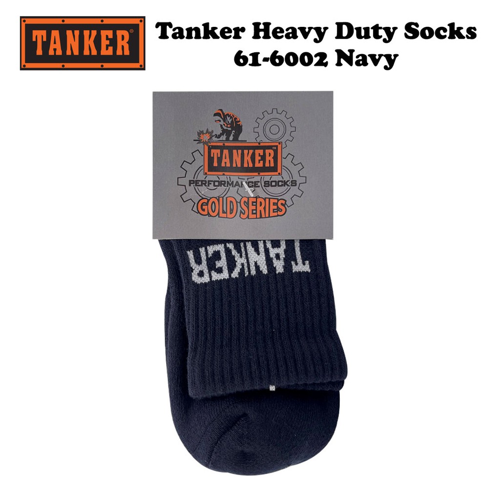 Tanker Heavy Duty Socks 61-6002 - Navy/Black - Image 3