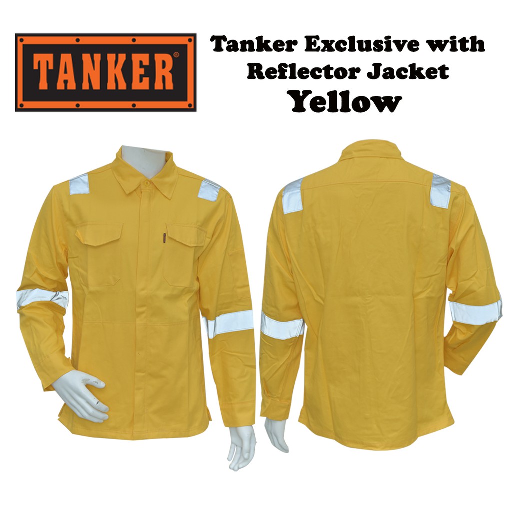 Tanker Exclusive with Reflector Jacket - Yellow