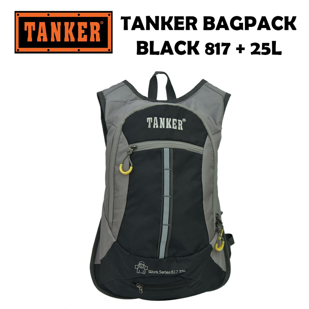 Tanker Bagpack 817-25L- Black - Image 2