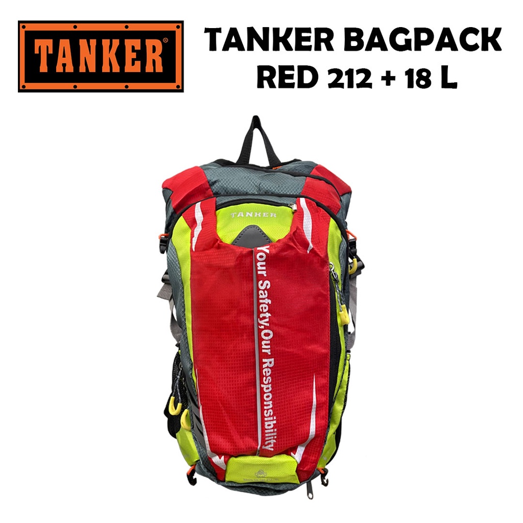 Tanker Bagpack 212-18L- Red - Image 3