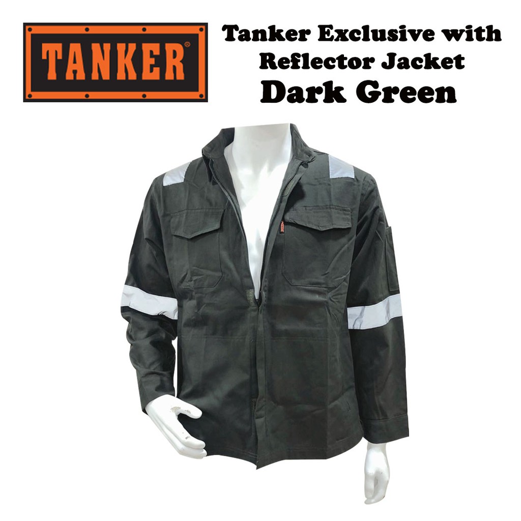 Tanker Exclusive with Reflector Jacket - Dark Green - Image 3
