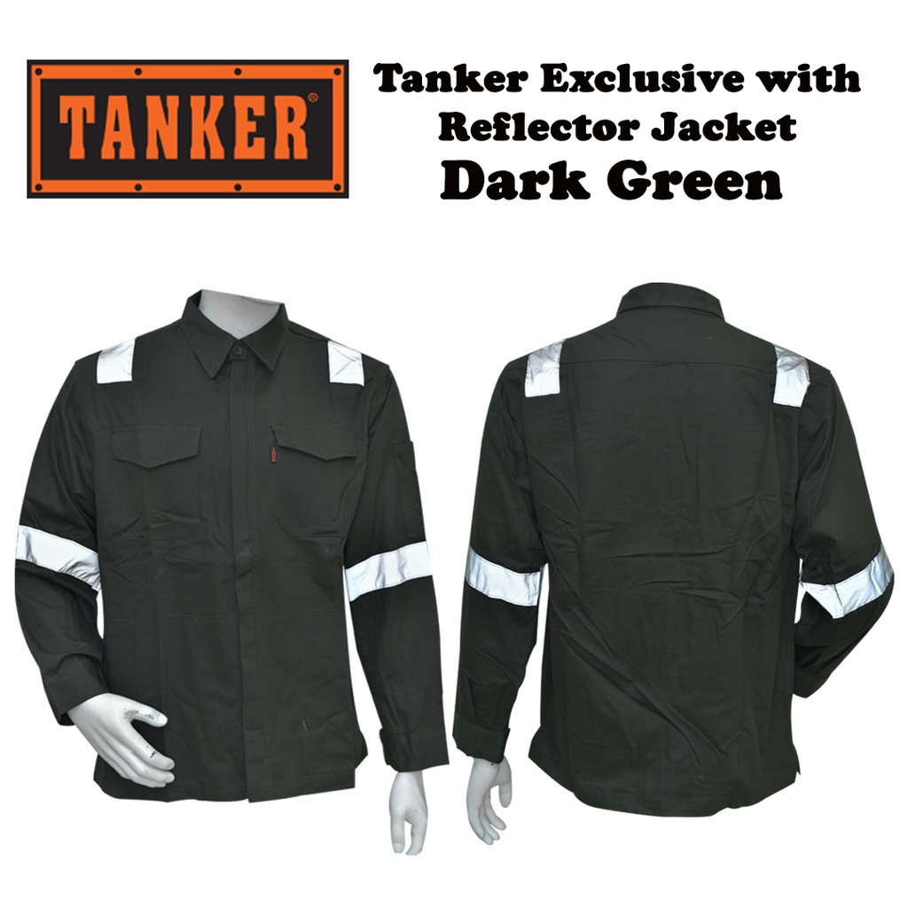 Tanker Exclusive with Reflector Jacket - Dark Green