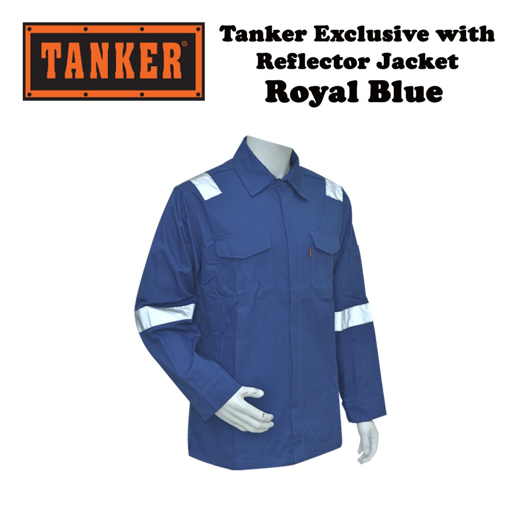 Tanker Exclusive with Reflector Jacket - Royal Blue - Image 3