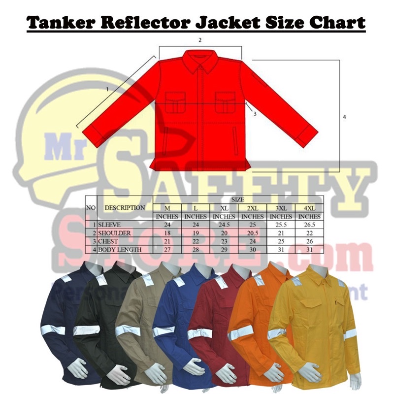 Tanker Exclusive with Reflector Jacket - Maroon - Image 5