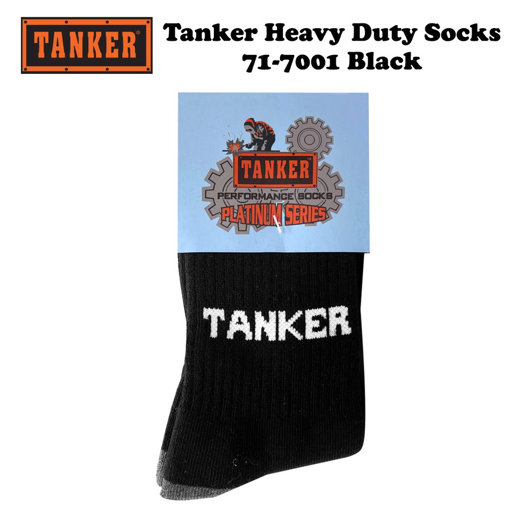 Tanker Heavy Duty Socks 71-7001 - Dk Grey/Black - Image 3