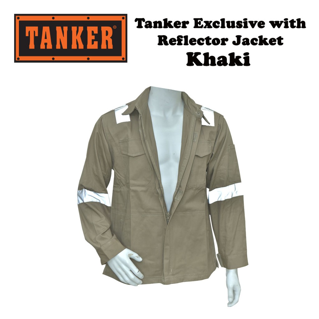 Tanker Exclusive with Reflector Jacket - Khaki - Image 3