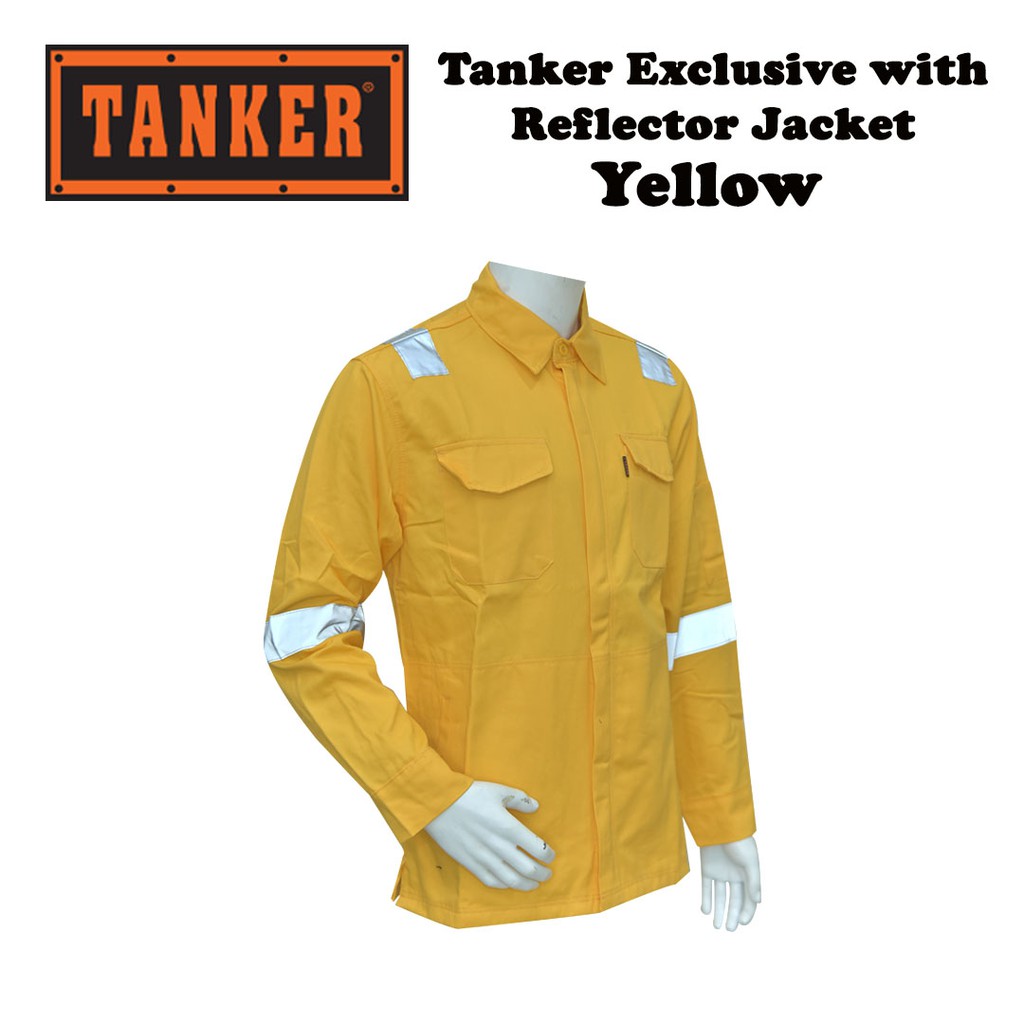 Tanker Exclusive with Reflector Jacket - Yellow - Image 4