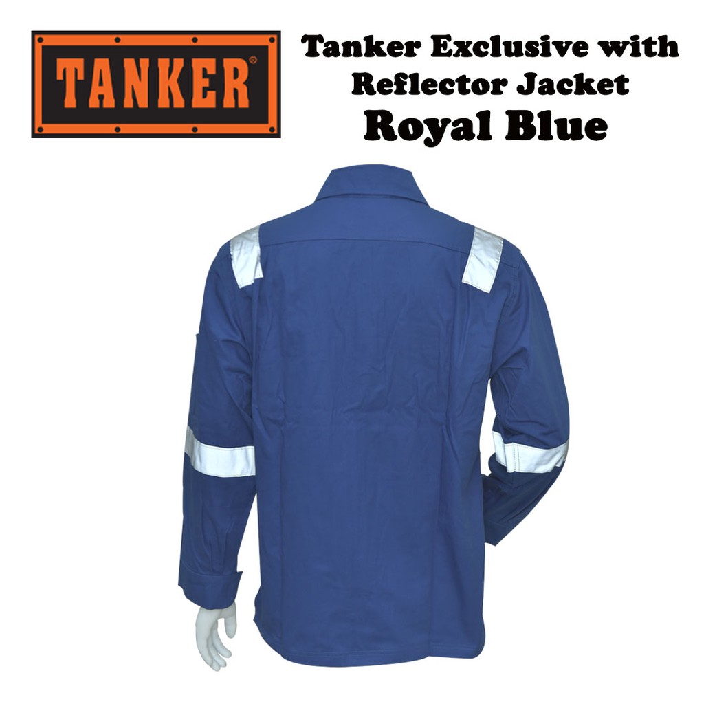 Tanker Exclusive with Reflector Jacket - Royal Blue - Image 4