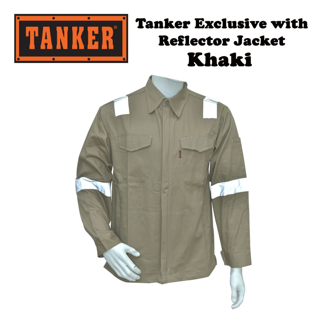 Tanker Exclusive with Reflector Jacket - Khaki - Image 2