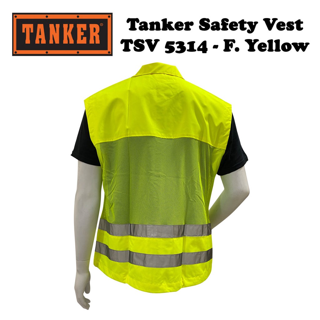 Tanker Safety Vest TSV5314 - Yellow - Image 3