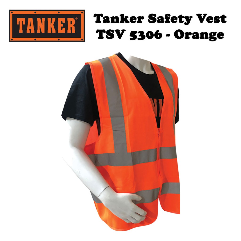 Tanker Safety Vest TSV5306 - Orange - Image 2