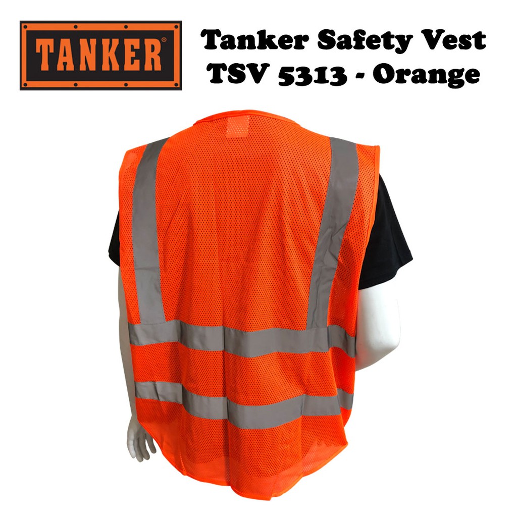 Tanker Safety Vest TSV5313 - Orange - Image 3