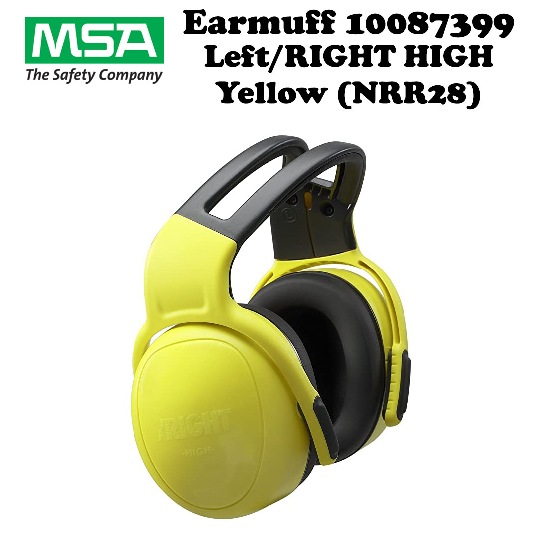 MSA Earmuff 10087399 Left/Righ High Yellow (NRR28) - Image 2