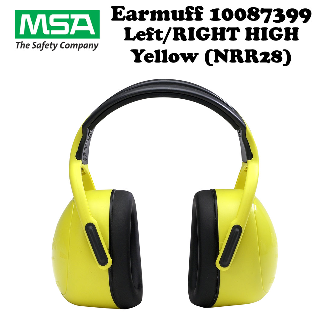 MSA Earmuff 10087399 Left/Righ High Yellow (NRR28)