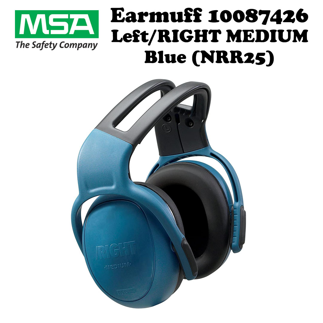 MSA Earmuff 10087426 Left/Right Medium Blue (NRR25) - Image 2