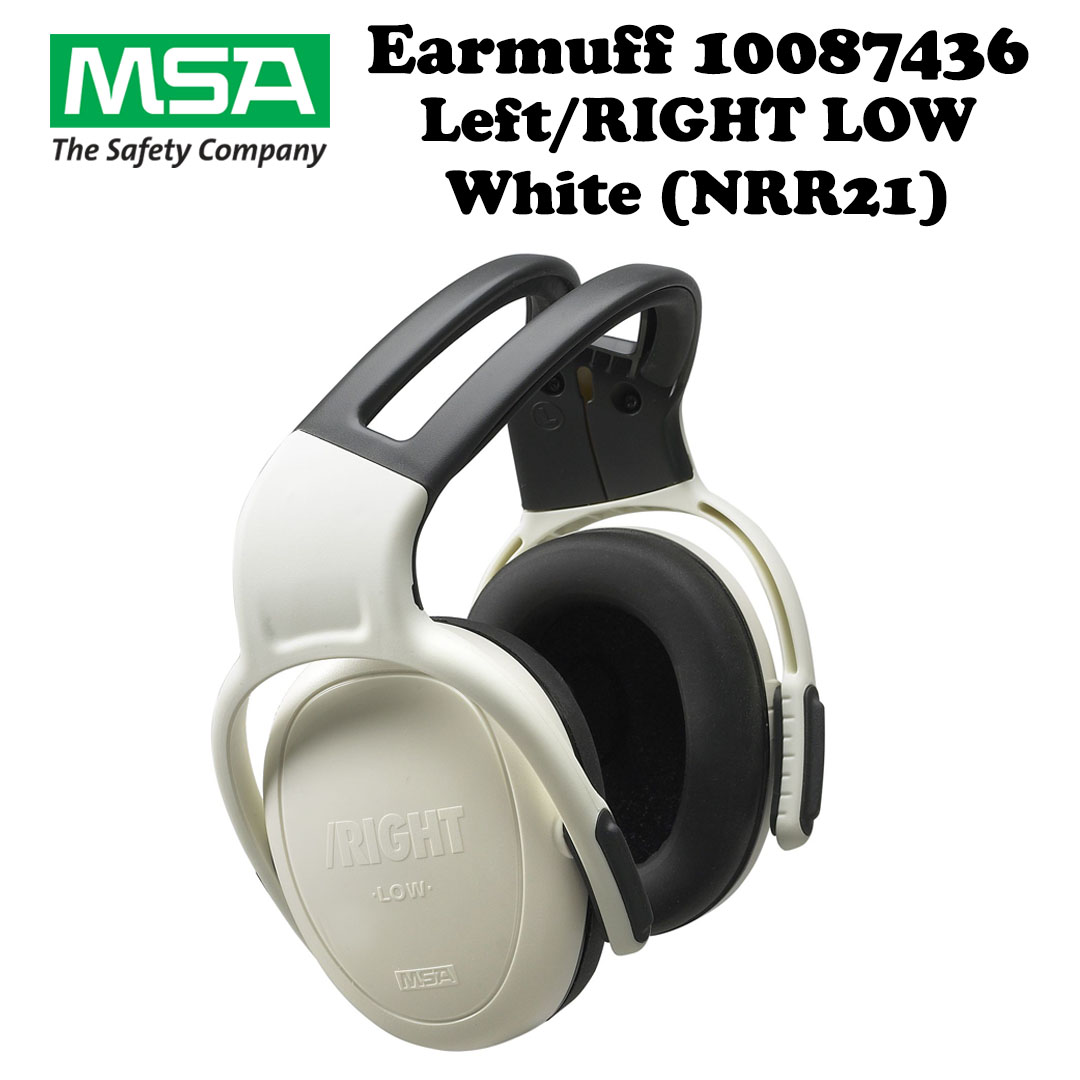 MSA Earmuff 10087436 Left/Right Low White (NRR21) - Image 2