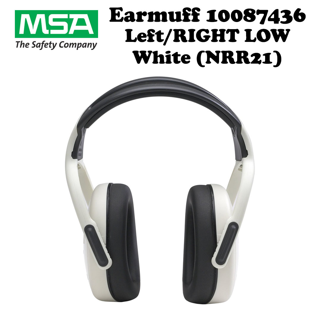MSA Earmuff 10087436 Left/Right Low White (NRR21)