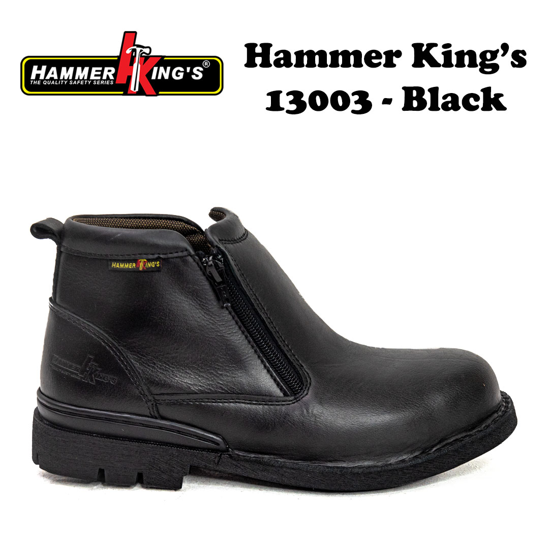Hammer King Mid Cut Dual Zipper Black 13003 - Image 3