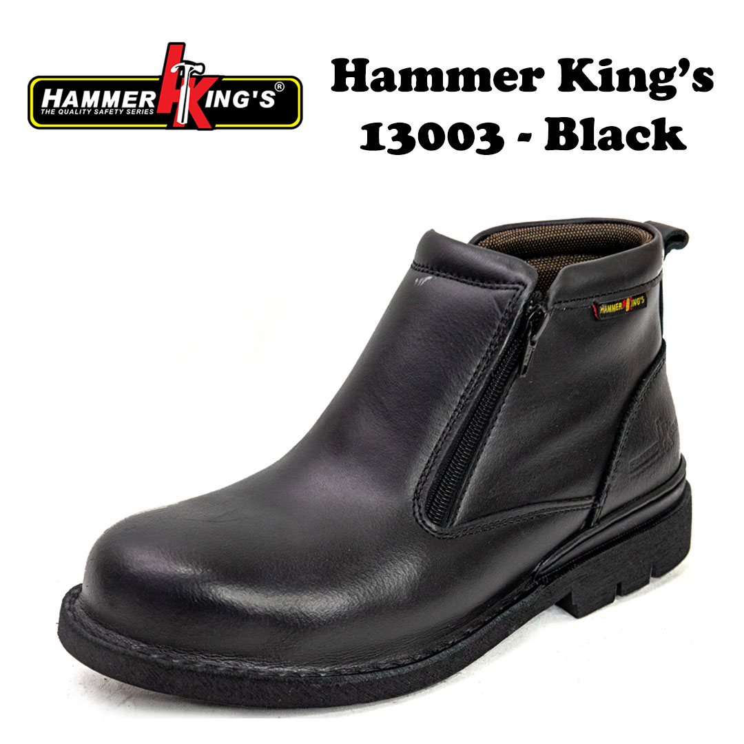 Hammer King Mid Cut Dual Zipper Black 13003 - Image 2