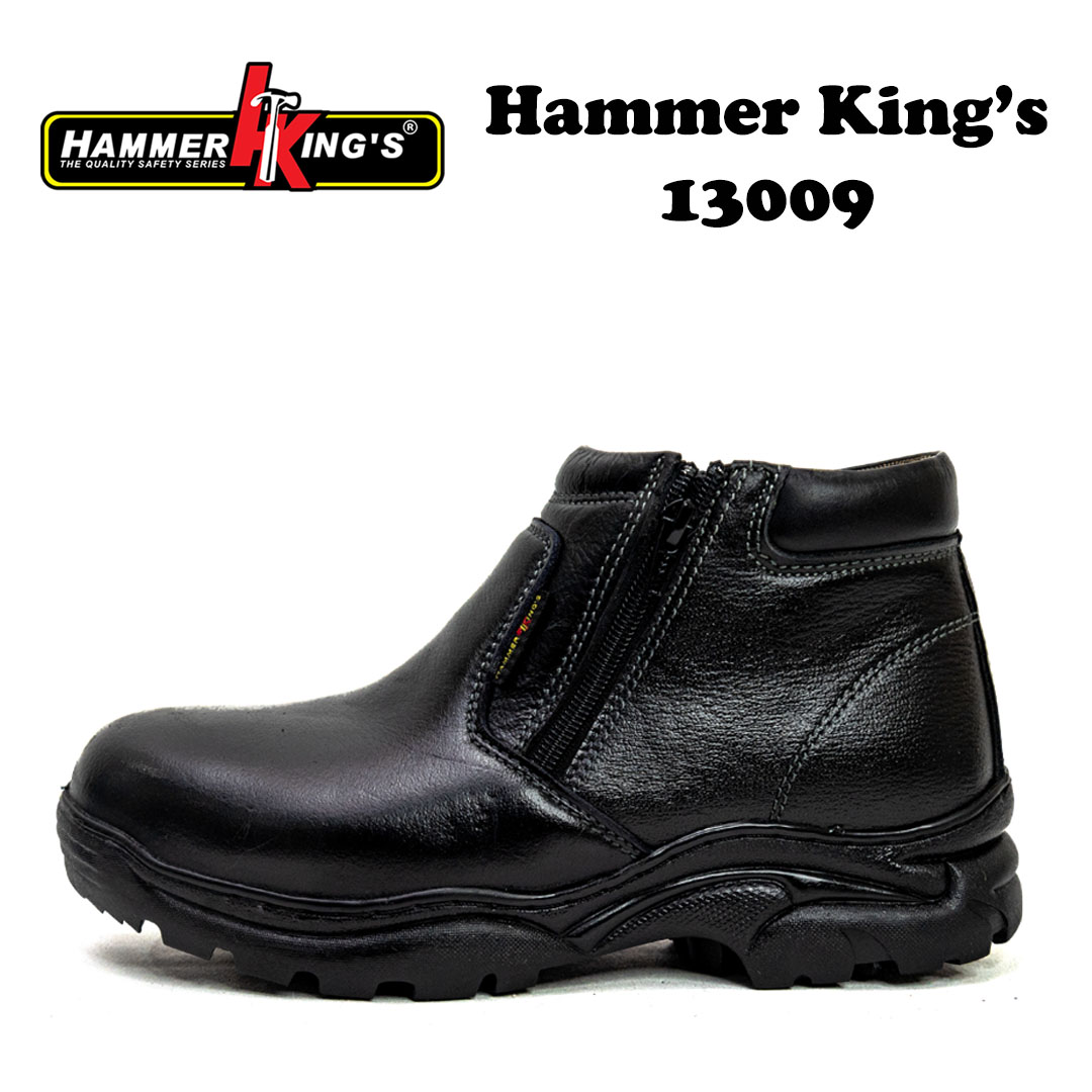 Hammer King Mid Cut Dual Zipper Black 13009 - Image 2