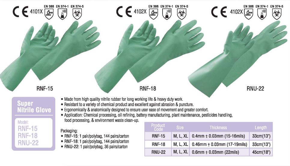 Proguard RNU-22 Super Nitrile Glove - Image 2