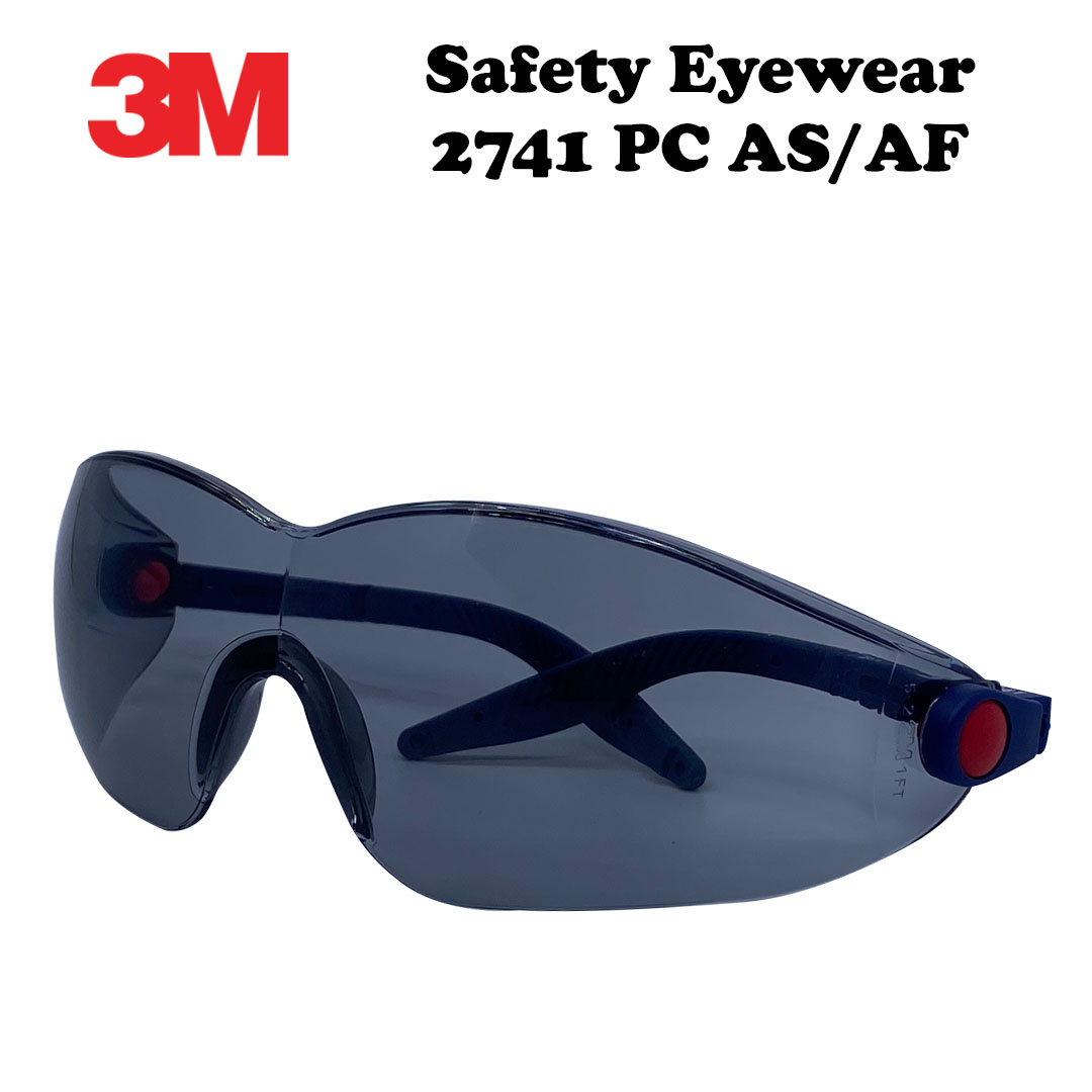 3M Protective Eyewear 2741 PC AS/AF - Smoke - Image 2