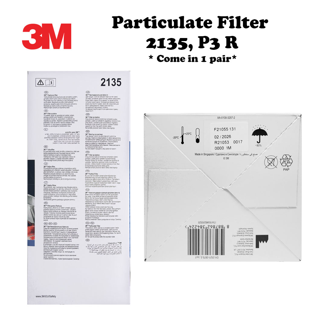 3M Particulate Filter 2135, P3 R (Come in 1 pair) - Image 2