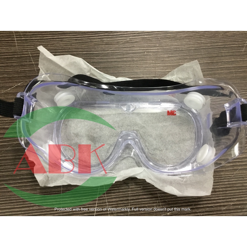 3M SAFETY GOGGLES 1621AF POLYCARBONATE LENS FOR SPLASH ANTI FOG - Image 7