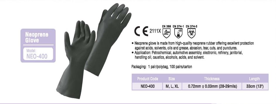 Proguard NEO-400 Neoprene Glove - Image 2