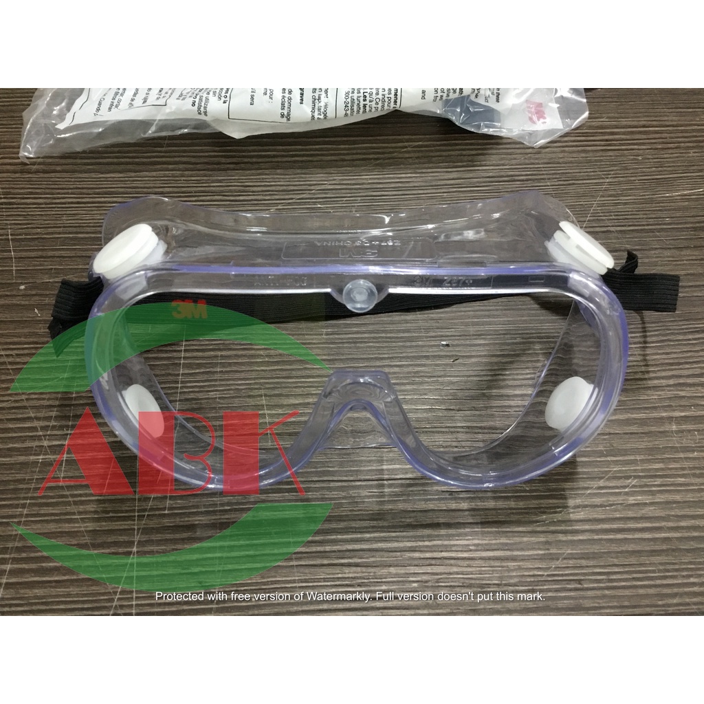 3M SAFETY GOGGLES 1621AF POLYCARBONATE LENS FOR SPLASH ANTI FOG - Image 6
