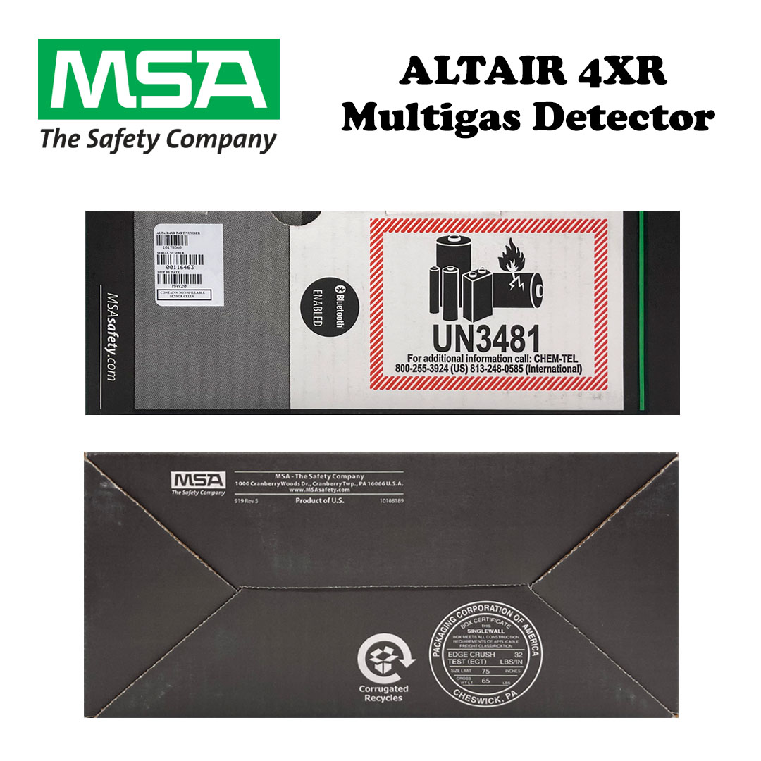 MSA Altair 4XR Multigas Detector EX/O2/CO/H2S (No Bluetooth) - Image 3
