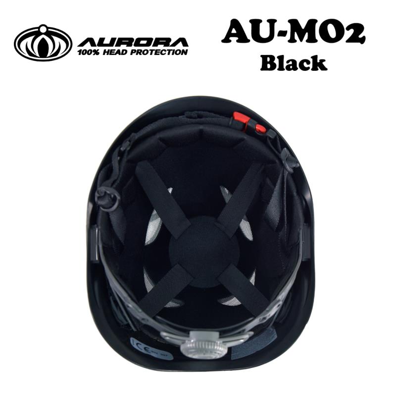 Aurora Safety Helmet AU-M02 - Black - Image 2