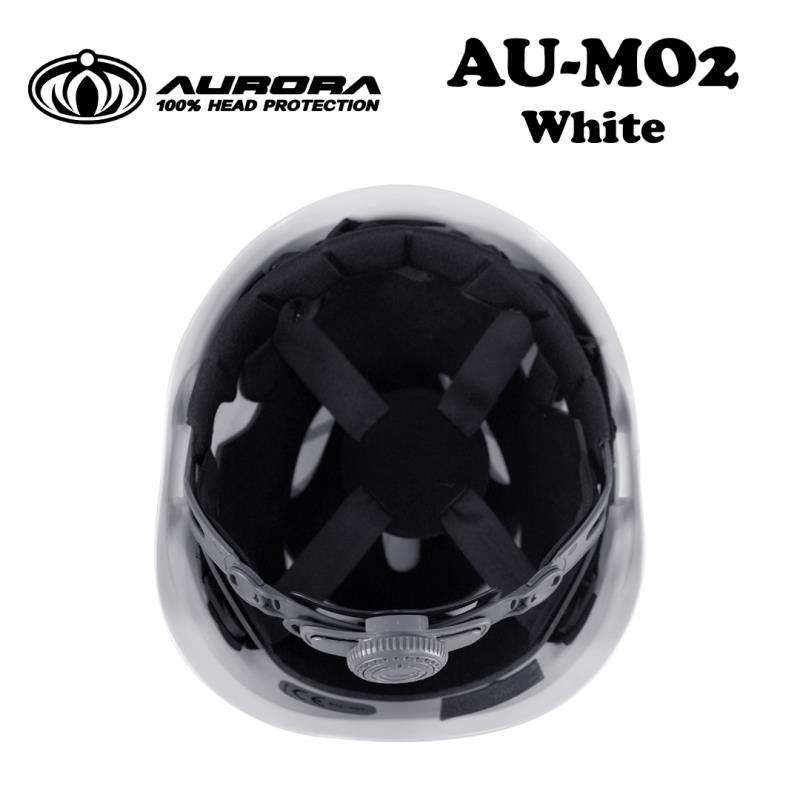 Aurora Safety Helmet AU-M02 White - Image 4