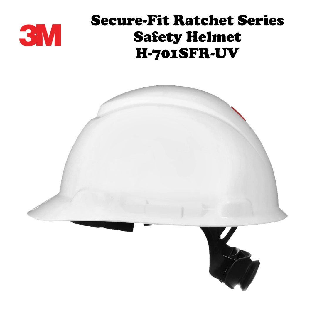 3M H-701SFR-UV Secure-Fit Ratchet Series Safety Helmet - Image 3