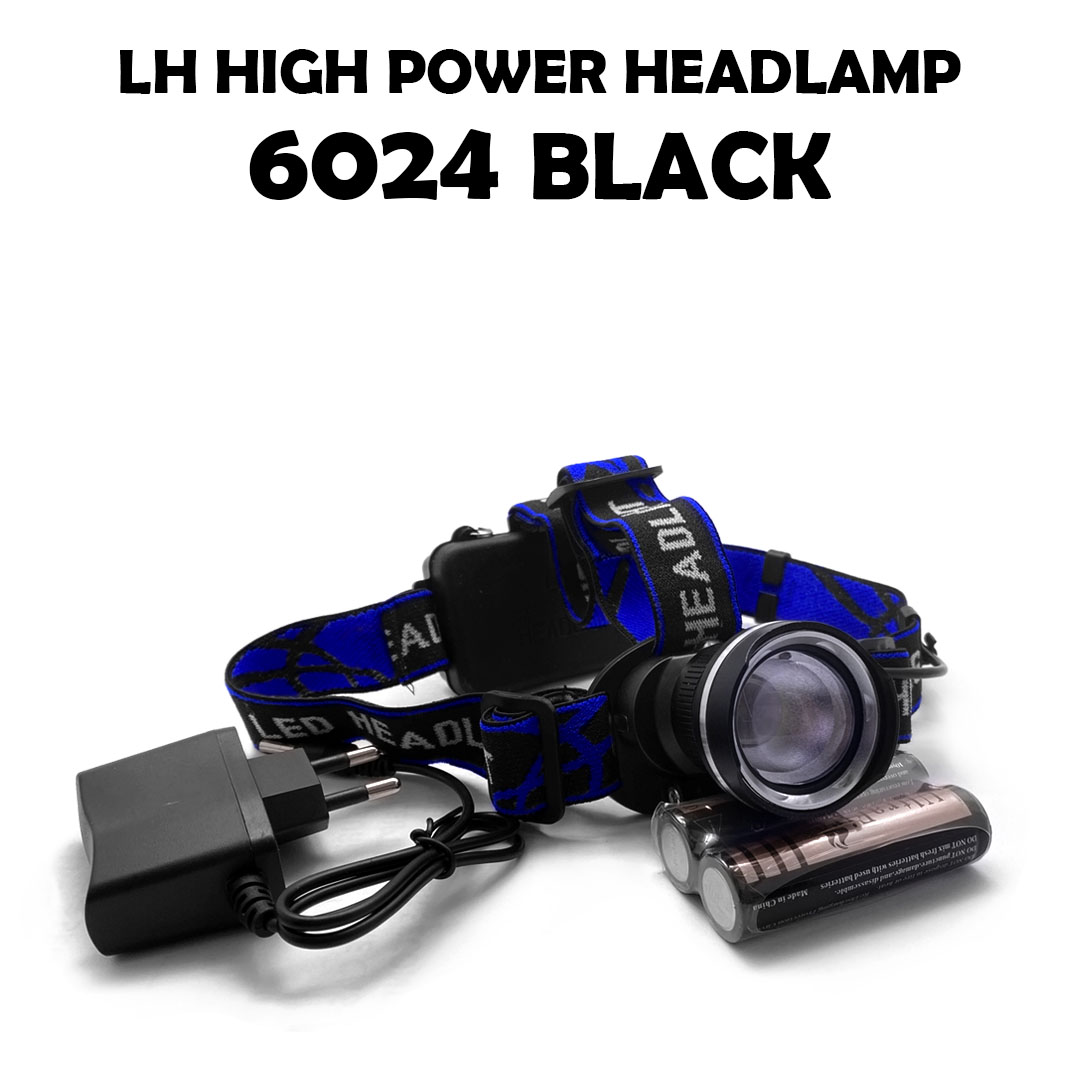 LH High Power Head Lamp 6024- Black (Batteries Included) - Image 3