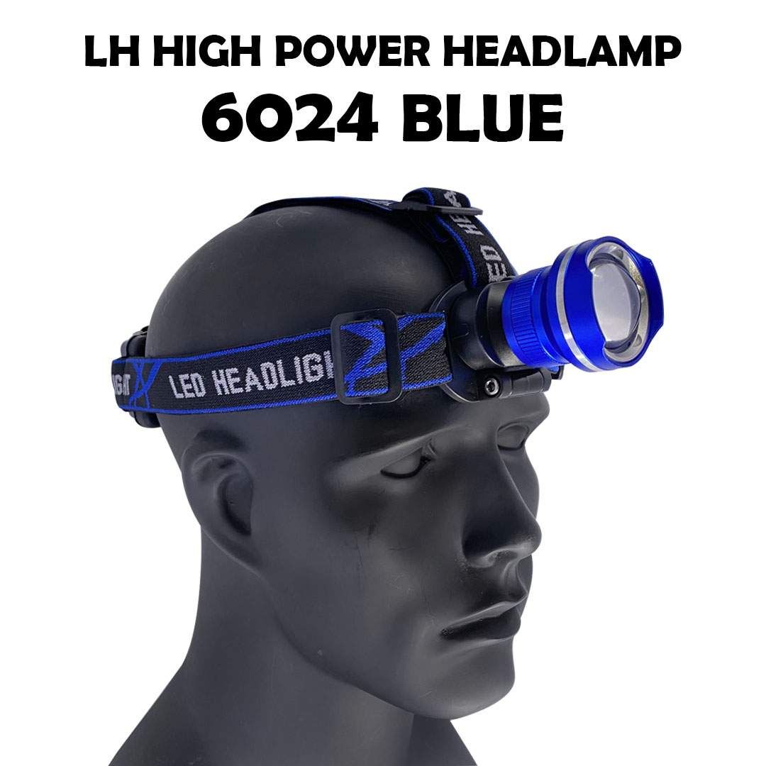 LH High Power Head Lamp 6024- Blue (Batteries Included) - Image 3