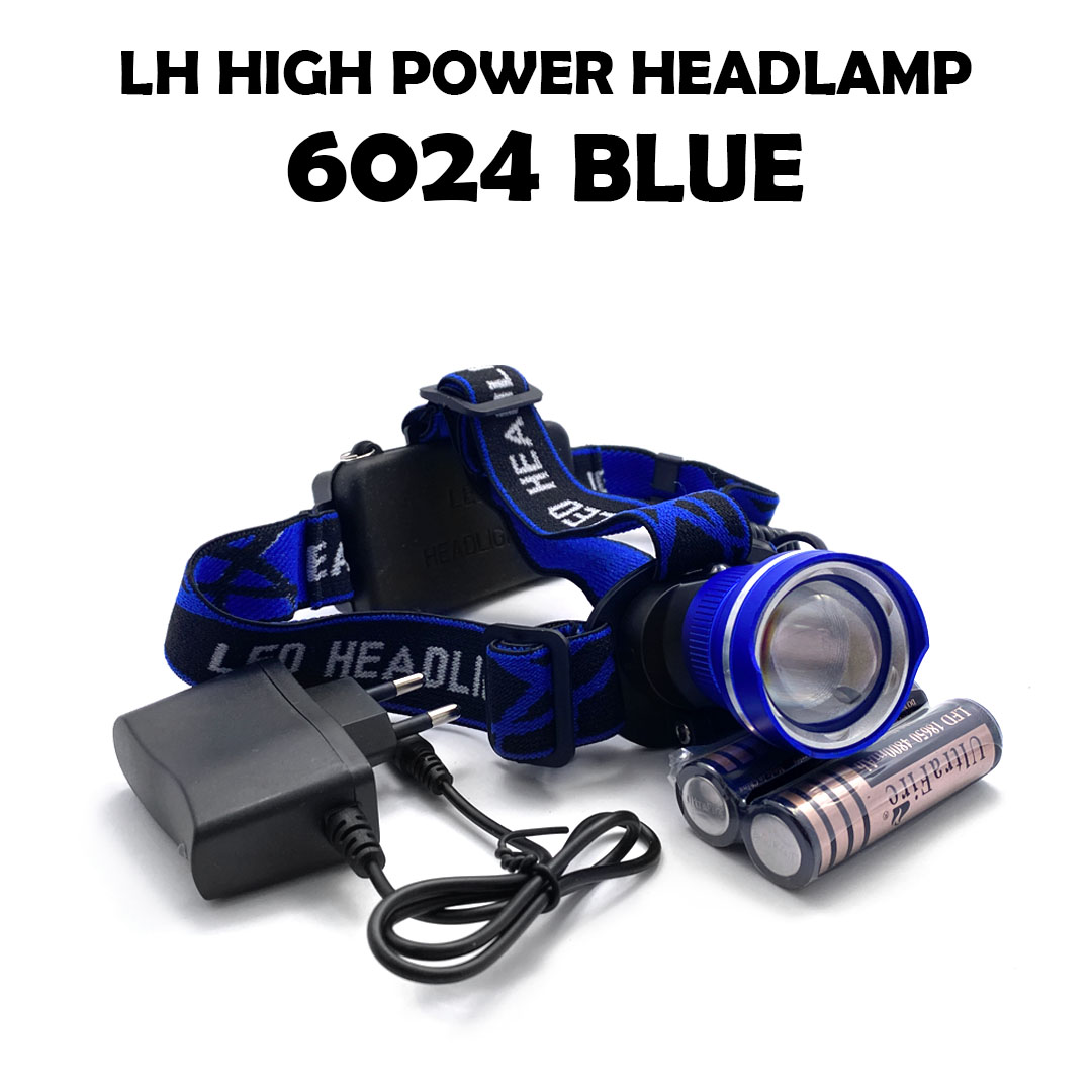 LH High Power Head Lamp 6024- Blue (Batteries Included) - Image 2