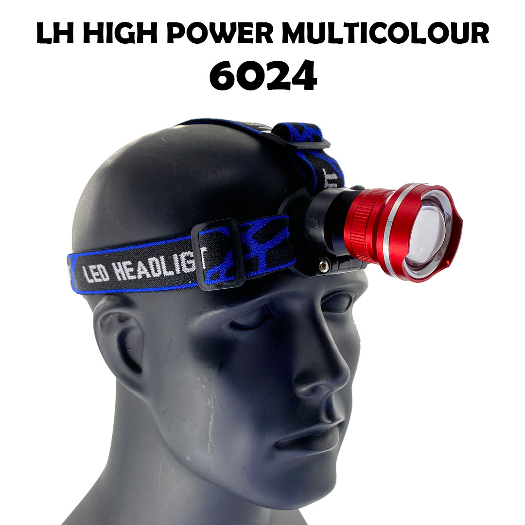 LH High Power Head Lamp 6024- Red (Batteries Included) - Image 2