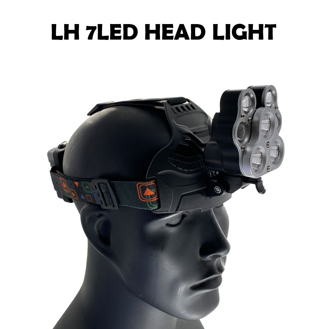 LH Head Lamp 7LED (Batteries Included)