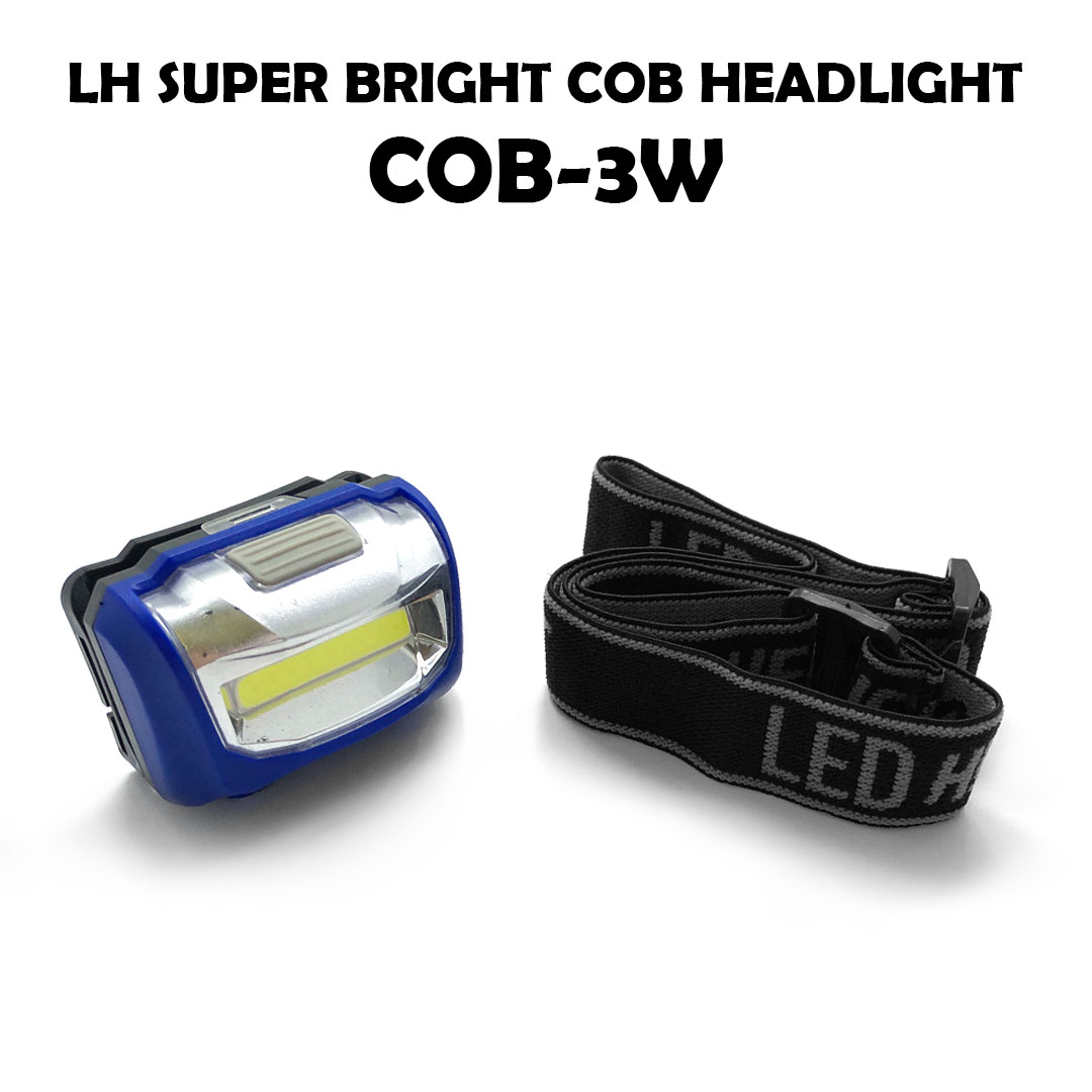 LH COB-3W Super Bright COB Headlight - Blue - Image 4