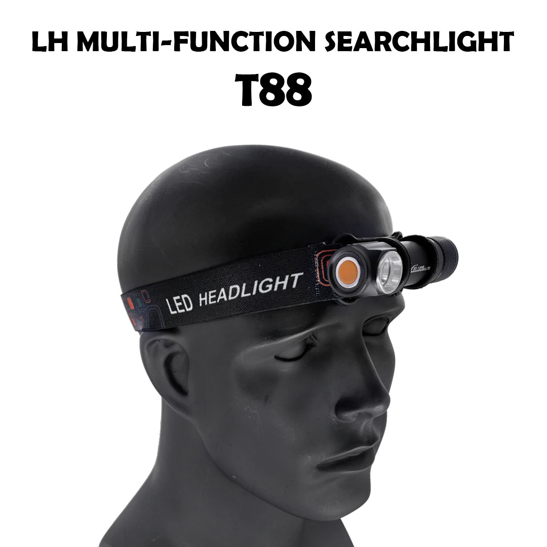 LH T88 Torch Light High Brightness Multi-Function Searchlight