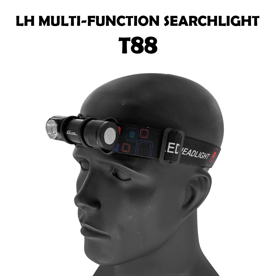 LH T88 Torch Light High Brightness Multi-Function Searchlight - Image 2